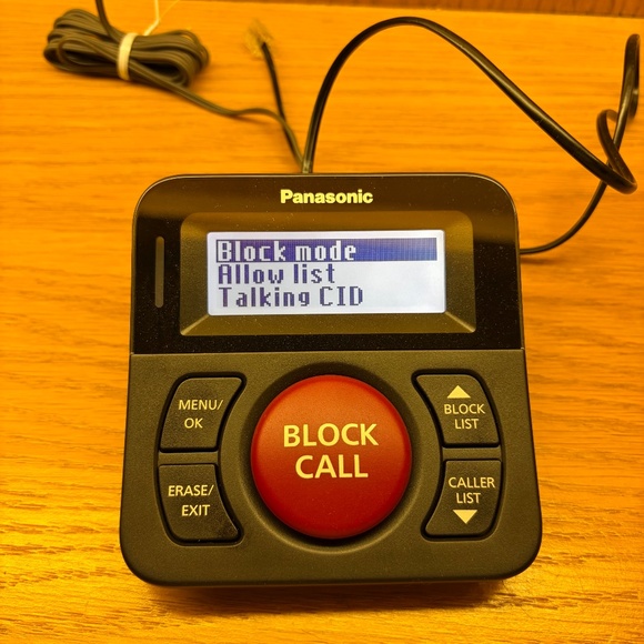 Panasonic Call Blocker for Landline Phones, Home Phone Auto Call Block KX-TGA71 - Picture 1 of 3